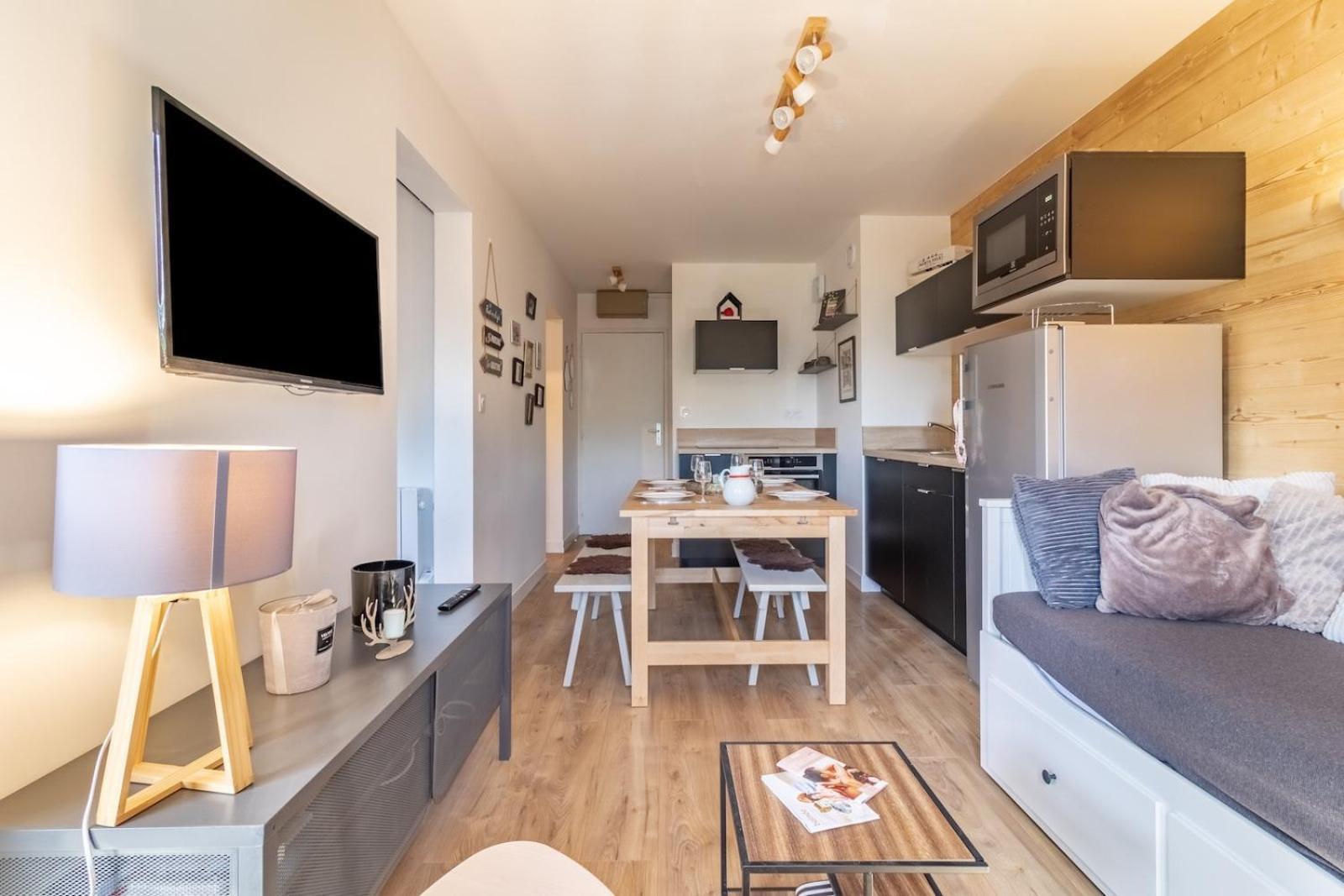 Les Gourgs Blancs - 80M Des Pistes - 6 Personnes Apartamento Génos Exterior foto